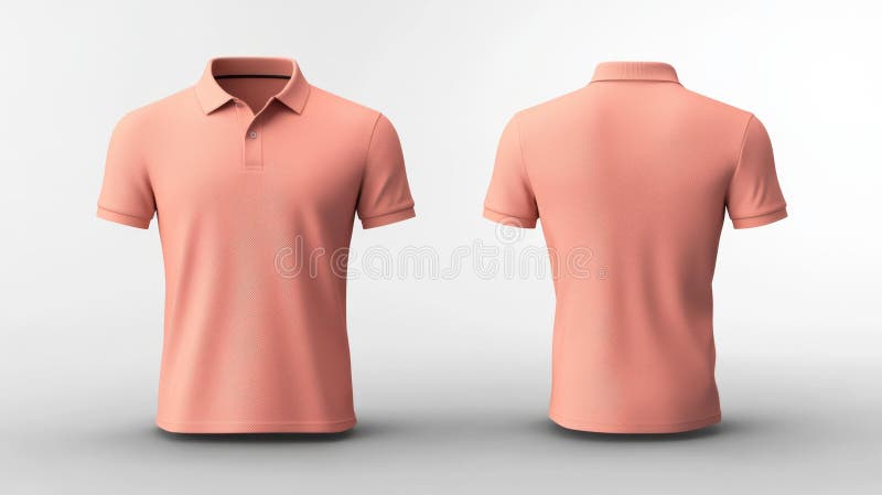 Peach color polo shirt sales