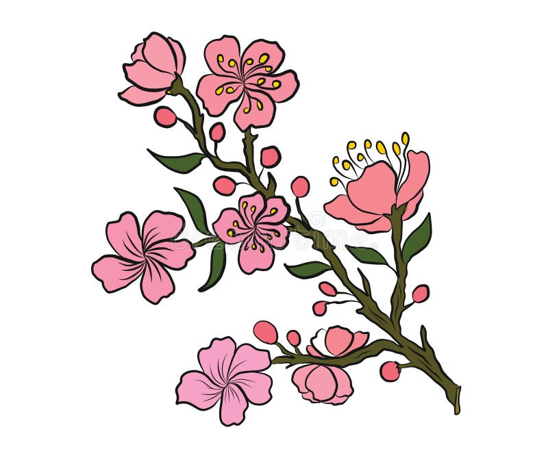 Flower Plum Stock Illustrations – 20,142 Flower Plum Stock Illustrations,  Vectors & Clipart - Dreamstime