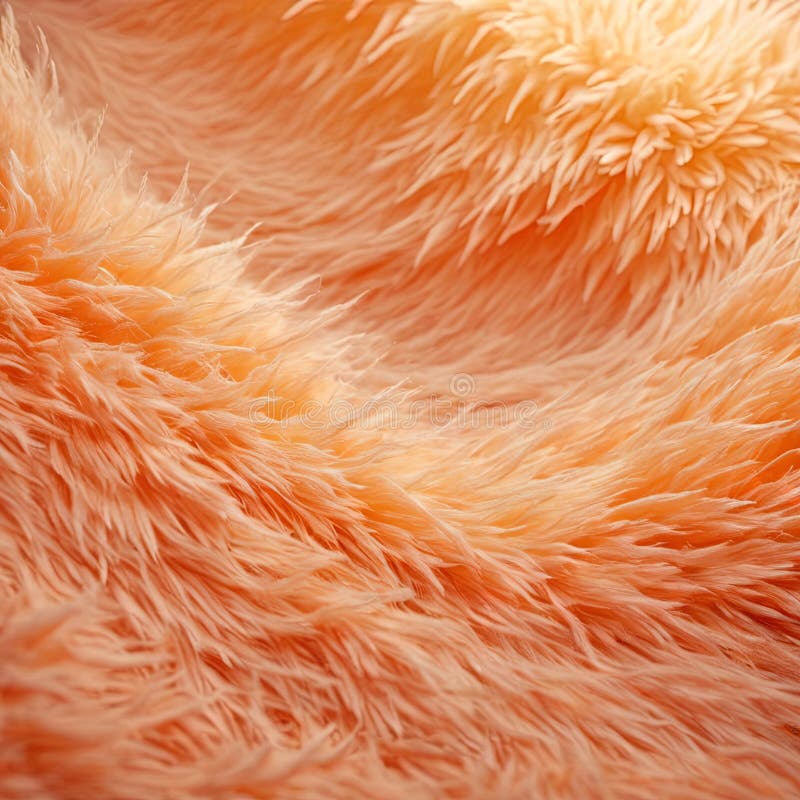 Peach fuzz color abstract furry texture royalty free illustration