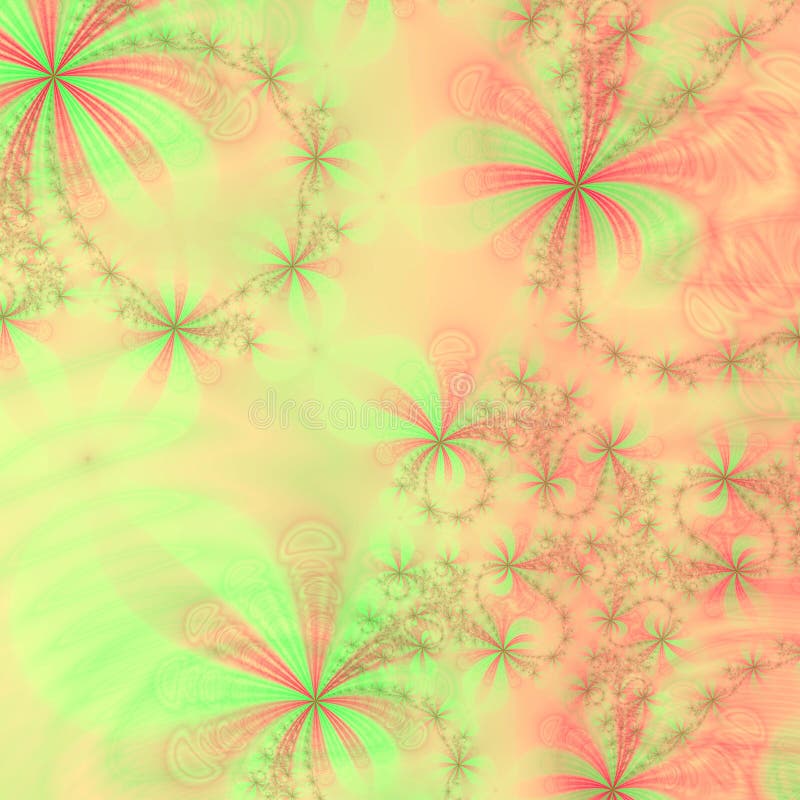 Peach, green and red stars and bows,Abstract Background Design Template or wallpaper vector illustration Peach, green and red stars and bows,Abstract Background Design Template or wallpaper vector illustration