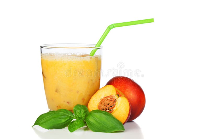 Peach juice stock image Peach juice stock image