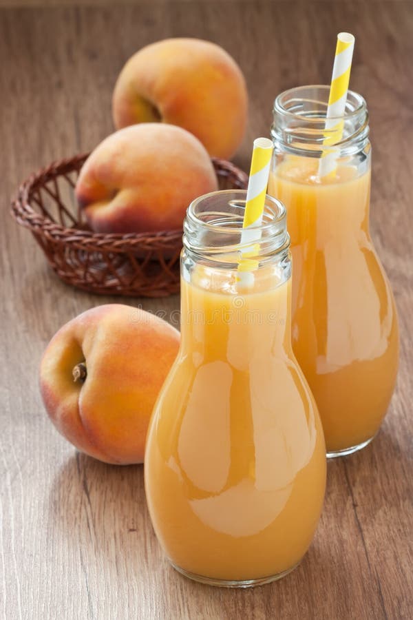 Peach juice drink