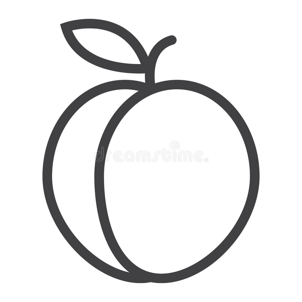 Peach Line Art Stock Illustrations 9,056 Peach Line Art Stock