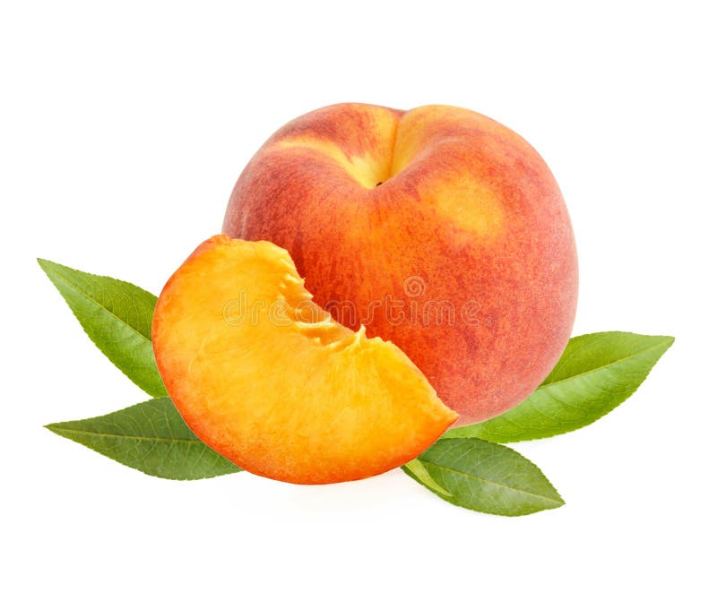 Peaches isolated stock photo. Image of healthy, fresh 46216958