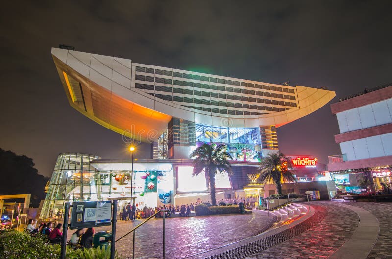Shopping Mall On Victoria Peak (The Peak), Hong Kong Editorial Stock