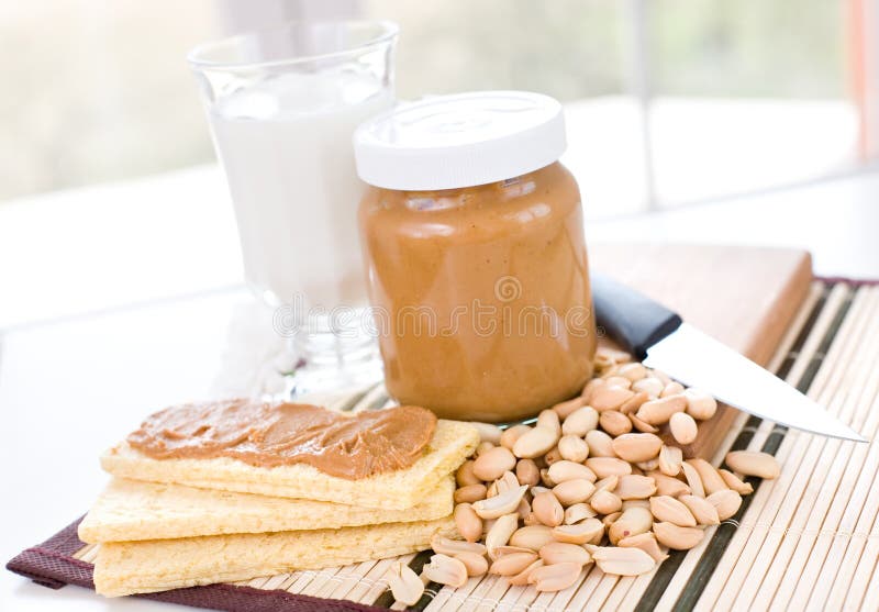 Peanut butter royalty free stock photo