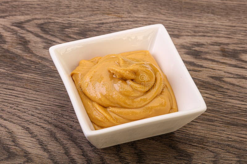 Peanut butter in the bowl stock image Image of calorie 200608739