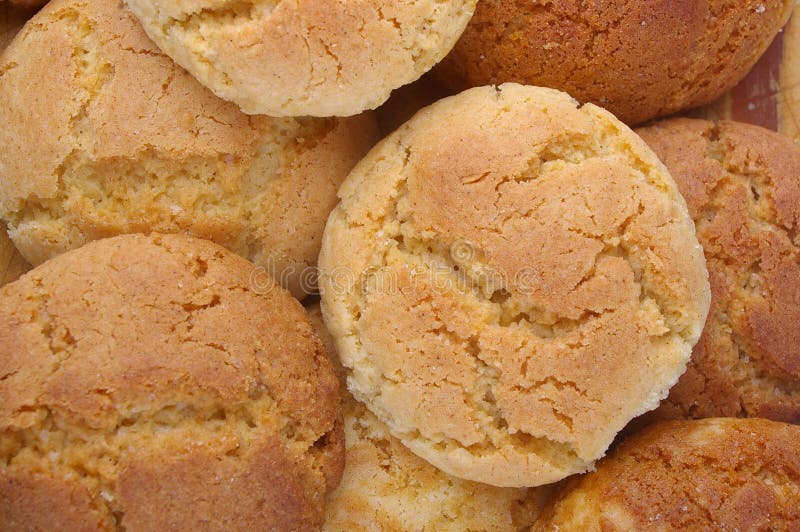 Peanut butter and ginger cookies