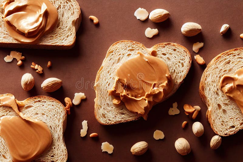 Slice Bread Peanut Butter Stock Illustrations 363 Slice Bread Peanut