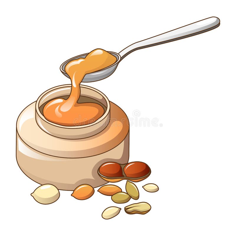 Peanut Butter on Spoon Icon, Cartoon Style Stock Vector - Illustration of breakfast, nature: 139716810 Peanut Butter on Spoon Icon, Cartoon Style Stock Vector - Illustration of breakfast, nature: 139716810
