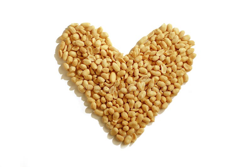 Peanut Heart stock photo. Image of diet, nuts, snack, nutrition 5433134