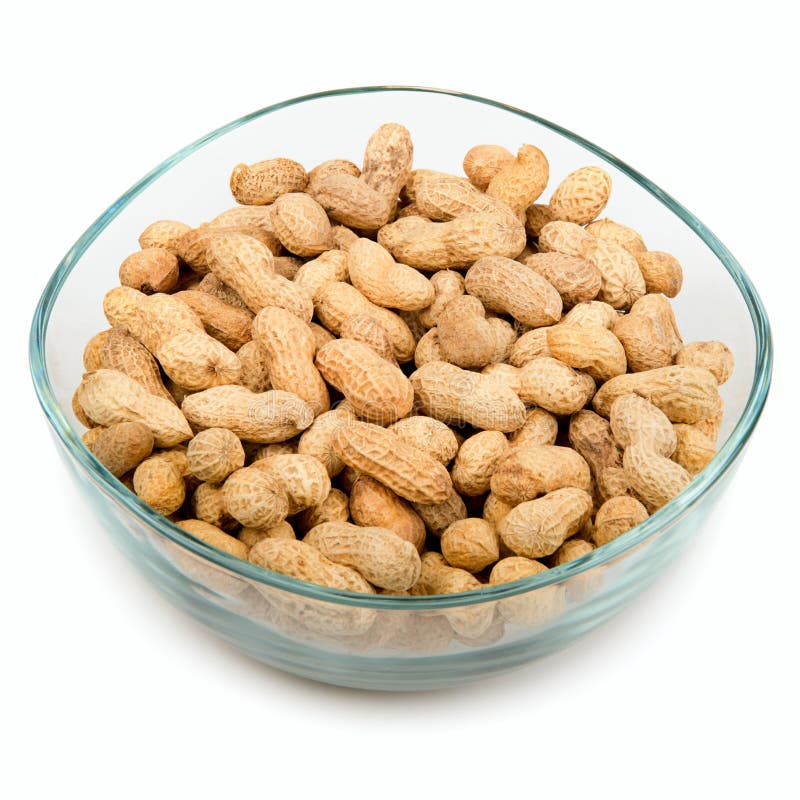 Peanuts in a bowl stock photo. Image of fried, goober 30178808