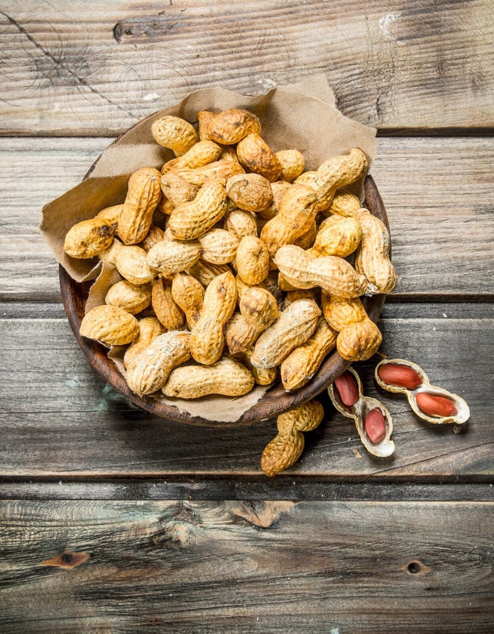 Peanuts in the bowl stock image. Image of natural, vegetarian 141913385