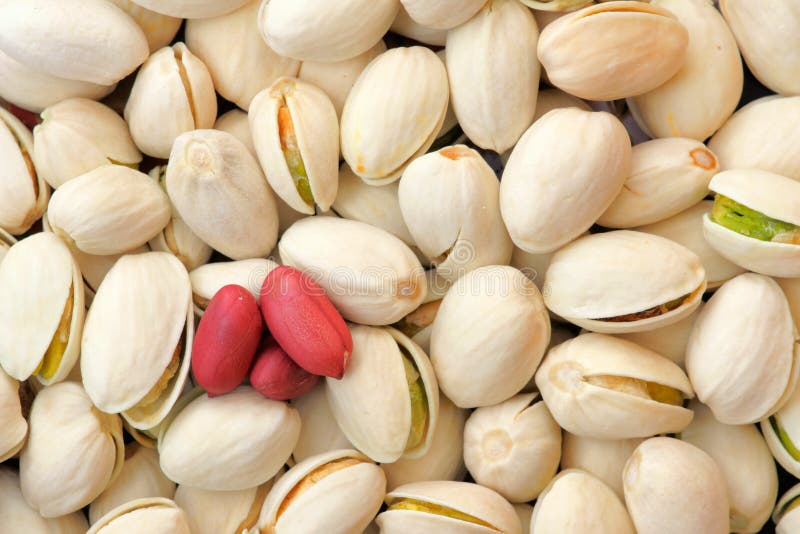Peanuts and pistachios stock photo. Image of rind, seeds 13008092