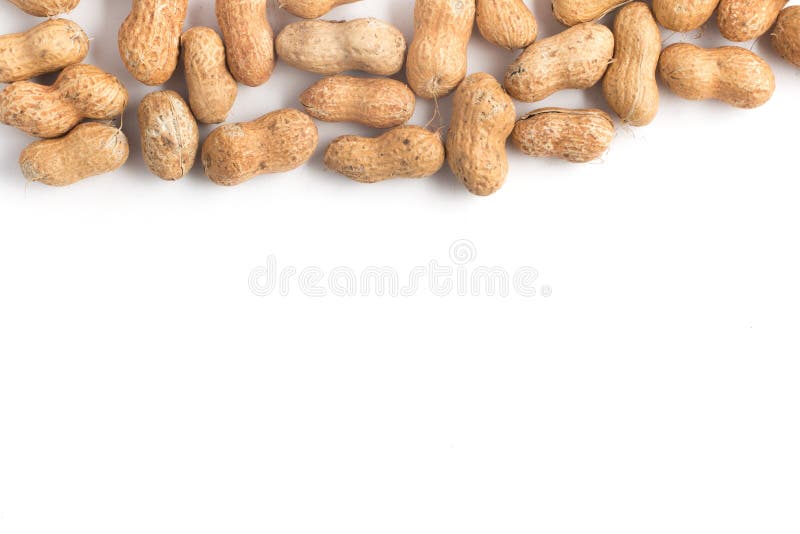 Peanuts Shell Frame royalty free stock images
