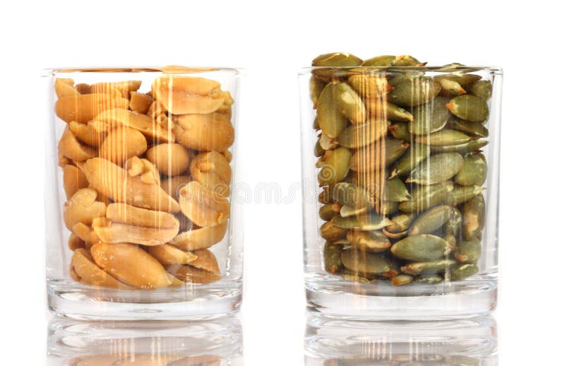 Peanuts And Sunflower Seeds Stock Photo Image of closeup, snack 17603320