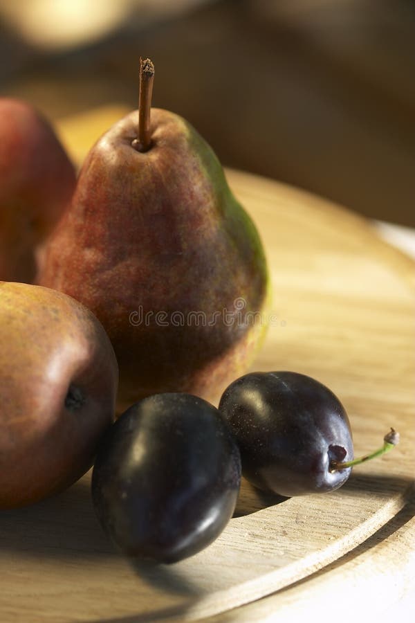 Pear anf plum