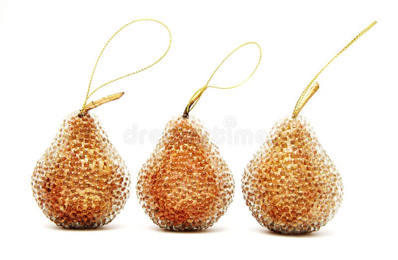Pear. A Christmas-tree decoration