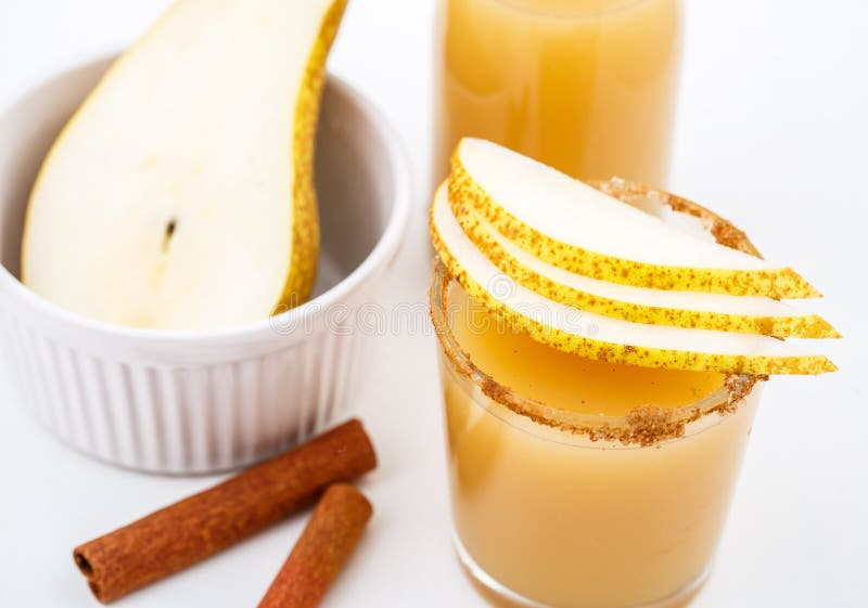 Pear Juice with Cinnamon in a Glass Stock Photo Image of fresh, nutrition 59125994