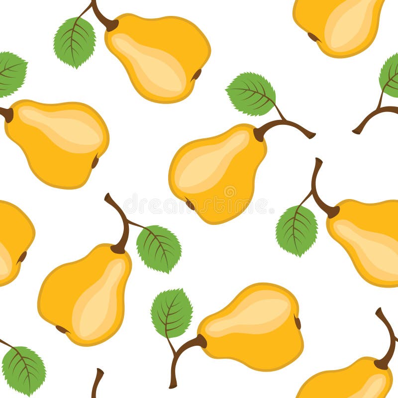 Pear seamless background