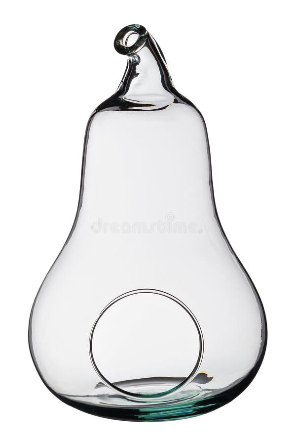 Pear Shaped Glass Bowl stock photos