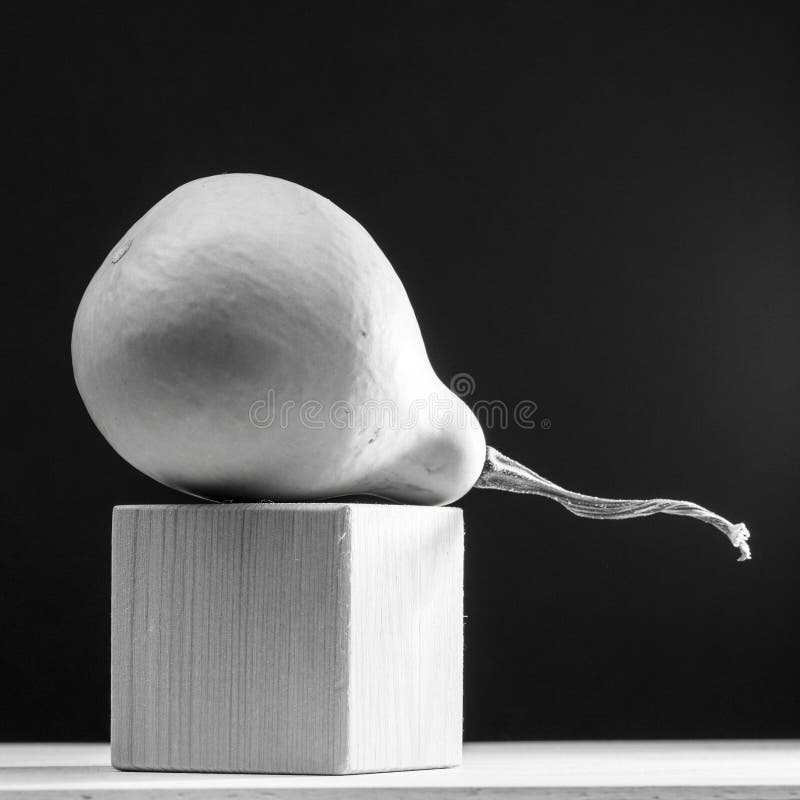 Pear shaped pumpkin stock image. Image of seasonal, autumnal - 101361497