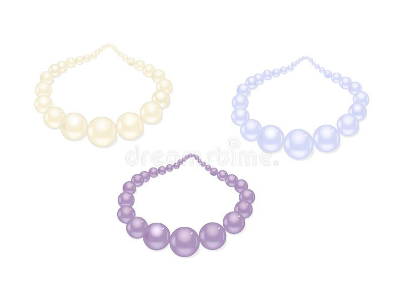 Pearl necklace set