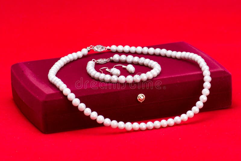 Pearls and gift box