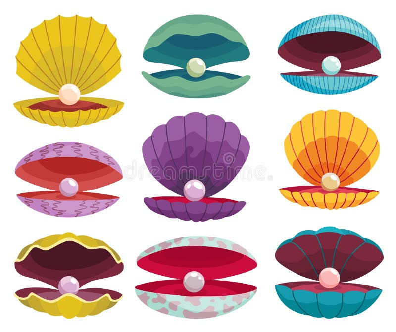 Open Clam Stock Illustrations – 685 Open Clam Stock Illustrations, Vectors  & Clipart - Dreamstime