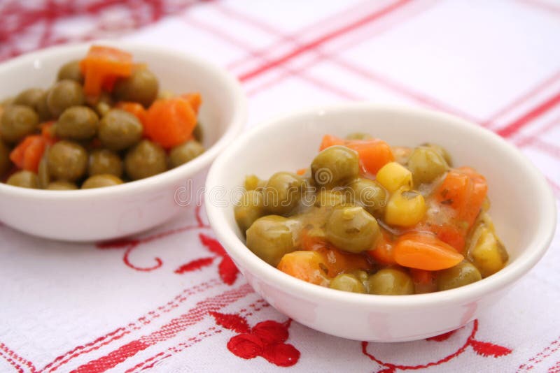 Peas, Carrots and corn stock photo. Image of peas, dinner 37197778