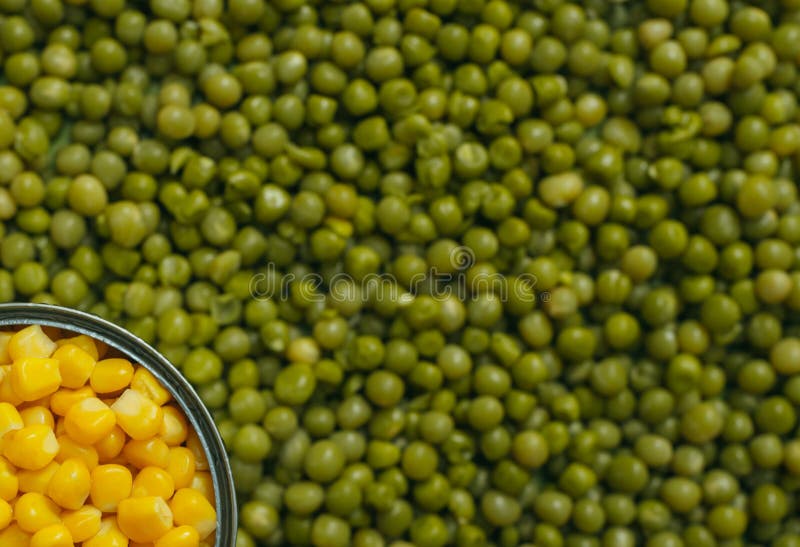 Peas corn background