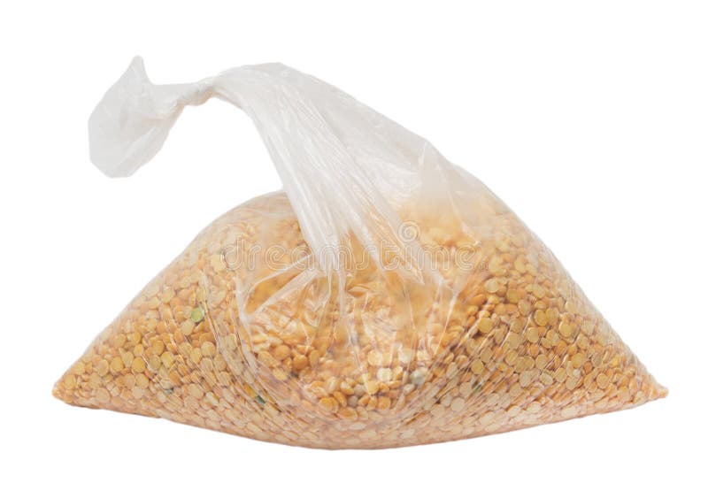 Peas in a plastic bag stock image. Image of frame, pile 103591483