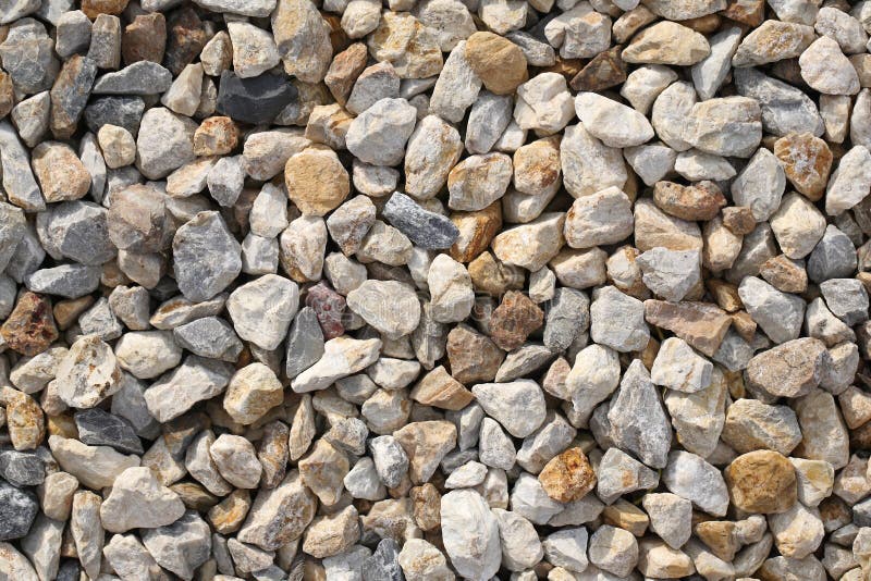 Pebble rock and stone for background texture
