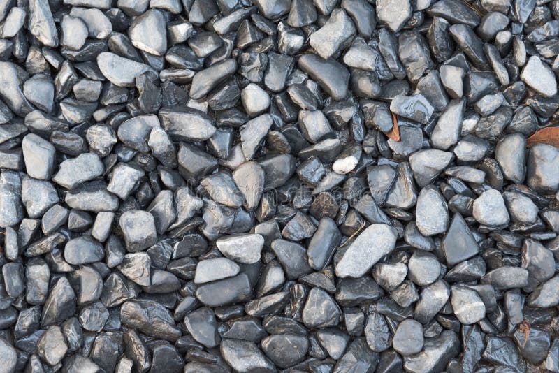 Pebbles Background in the Garden. Stock Photo - Image of abstract