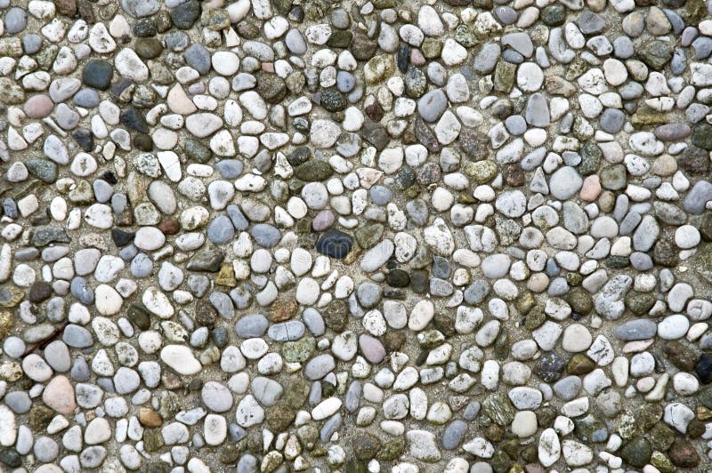 Pebbles mosaic royalty free stock image