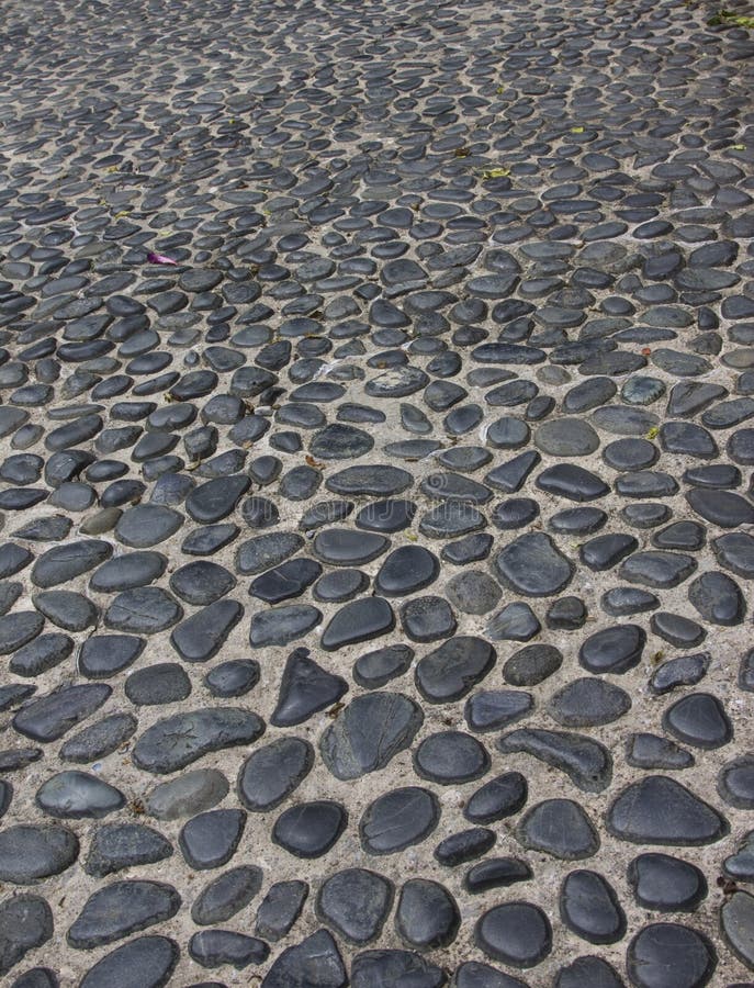 Pebbles path royalty free stock photography