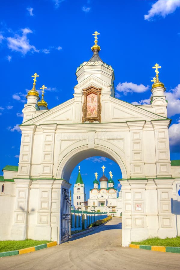 Pechersky wstąpienia monaster w Nizhny Novgorod obrazy stock Pechersky wstąpienia monaster w Nizhny Novgorod obrazy stock