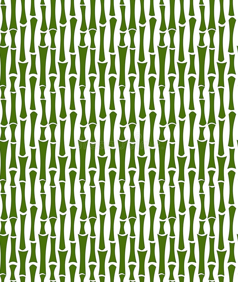 Pedali di bambù. modello tropicale senza saldatura. sfondo astratto di silhouette di bambù in stile grafico. bambù vettore per royalty illustrazione gratis