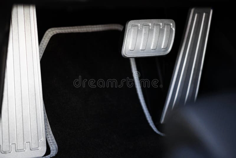 Pedals in a car stock photo. Image of inside, reduce 32265112