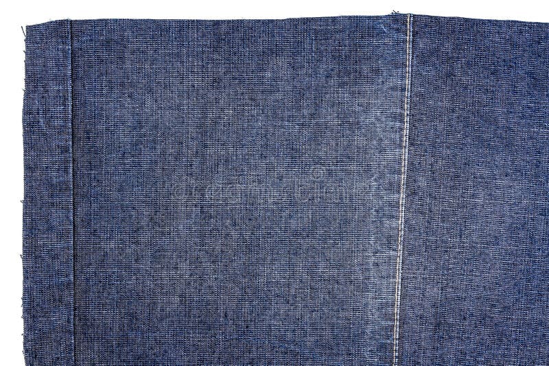 Pedazo de tela azul marino de los vaqueros imagen de archivo libre de regalías