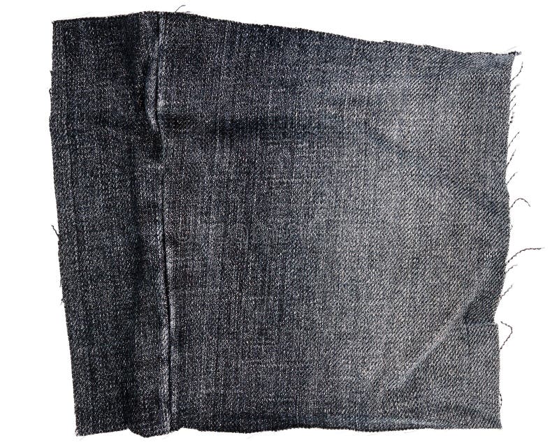 Pedazo de tela oscura de los vaqueros imágenes de archivo libres de regalías