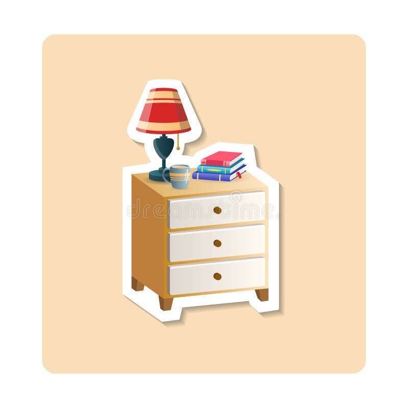 Ilustrare autocolant piedestal. cărți de veghe. design grafic vectorial editabil. royalty free illustration