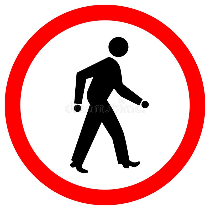 490+ Pedestrian Crossing Sign Stock Illustrations, Royalty-Free