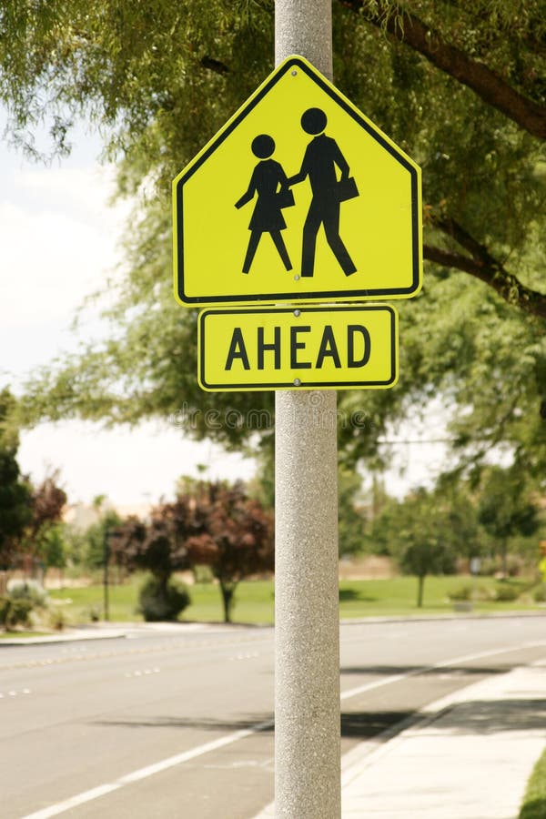Road sign stock image. Image of road, preventive, clouds - 5349477