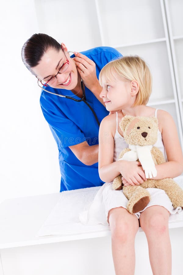 Pediatric office stock image. Image of hold, heartbeat 15997299