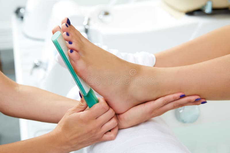 Pedicure Dead Skin Remover Feet Care Woman Stock Photo - Image of  lifestyle, nail: 61775090