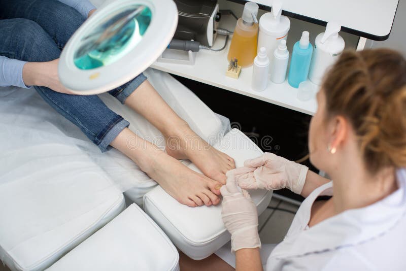 Pedicure Dead Skin Remover Feet Care Woman Stock Photo - Image of manicure,  body: 61775272