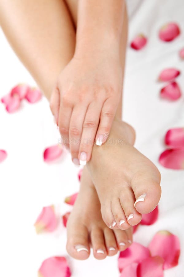 Pedicure and wellness theme