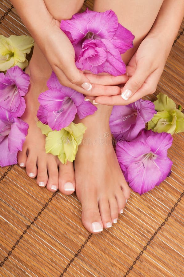 Pedicure και Manicure Spa στοκ εικόνα με δικαίωμα ελεύθερης χρήσης