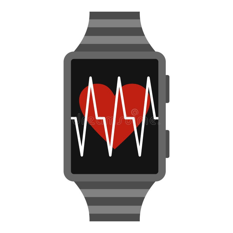 Pedometer Icon, Cartoon Style Stock Vector Illustration of healthcare